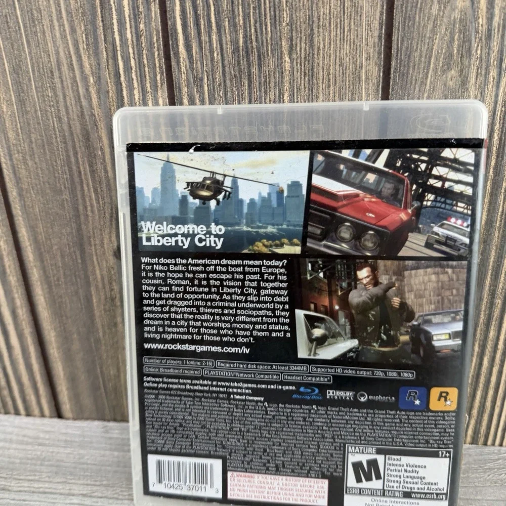 Grand Theft Auto IV (PlayStation 3, 2008) Not Map Tested